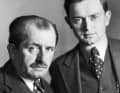 Firmengründer Ferdinand Porsche (1875–1951) mit Sohn Ferry (1909–1998)