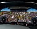 Das Digital Cockpit Plus für 400 Euro erlaubt mit MMI Navigation Plus auch die vollflächige Darstellung der Navigationskarte