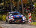 Das tschechische Duo Jan Černý/Ondřej Krajča (Škoda Fabia RS Rally2 des Teams Brynda Racing) übernahm am Ende der zweiten Etappe die Führung in der WRC2 und hielt sie bis ins Ziel.