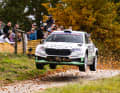 Nikolay Gryazin und Beifahrer Konstantin Aleksandrov (Škoda Fabia RS Rally2 des Teams Toksport WRT) belegten jeweils den fünften Platz in der WRC2- sowie in der WRC2-Challenger-Wertung.