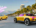 Die Frontpartie des Entwurfs ist klar an aktuellen Elektro-Modellen von Skoda orientiert.