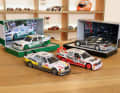 Der „Debis“-Mercedes und der „Sonax“-Renner von Champion Klaus Ludwig starten in einer Collectors Box in 1:18