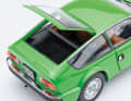 Die Scharniere der Heckklappe und der Motorhaube hat Norev bei seinem Alfa Romeo Junior Zagato feingliedrig gestaltet