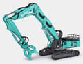 ...und der grüne Kobelco SK1300DLC-10