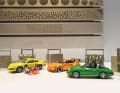 911 RS von Playmobil in 1:22,5, RWB von Solido und Targa von Schuco in 1:18 zeigen, wie sich der Sportwagen neu erfindet