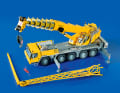 Kompakt, aber leistungsfähig wie das Original präsentiert sich der Liebherr LTM 1110-5.1 als Die-Cast-Modell von Conrad in 1:50