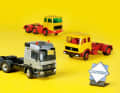 Deko, die Feinheit der Gravuren, die deutliche Verbesserung der Interieurs zeigen den Fortschritt der Mercedes-Lkw en miniature