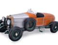 In ungewöhnlichem Materialmix gibt bei Autodelta43 der Alfa Romeo RLSS Boattail von 1926 sein 1:43- Debüt in Resine