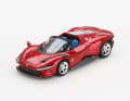 Der Dritte aus dem 1:64-Trio, der Ferrari Daytona SP3, tritt in der Farbe Rosso Imola an ] Foto: Werk