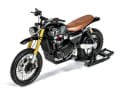 Zweite Neuankündigung der Briten ist die Triumph Scrambler aus dem 007-Film "No Time to die" in 1:12 aus Die Cast ] Foto: Werk
