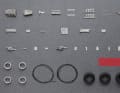 Auf diesem Bild ist gut zu sehen, wieviele Die-Cast-Teile und Bauteile in Fotoätztechnik der Kit enthalten wird ] Foto: Werk