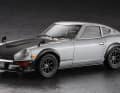 Das Neuheiten-Quartett komplettiert der Nissan 240 Z in Custom-Version mit 1:24-Felgen von RS Watanabe ] Foto: Hasegawa