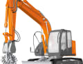 Hitachi Hydraulikbagger mit Excavator ZAXIS135US
