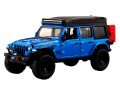 Der Jeep Rubicon kommt in der Premium-Serie mit interessantem Zubehör in Blau
