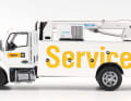 In der Seitenansicht des Kenworth-Krans aus Die Cast ist die feine Bedruckung gut zu erkennen ] Foto: Werk