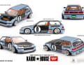 Auch der Honda Civic der vierten Generation geht mit der 0 an den Start. Bei allen 1:64-News sind die Motorhauben beweglich umgesetzt. ] Foto: Werk