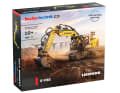 Fischertechnik bleibt sich treu: Die Modelle der Firma zeichnen sich durch ausgetüftelte Finessen aus. So auch der Liebherr-Bagger. ] Foto: Fischertechnik