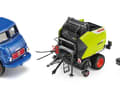 Wikings Unimog- Gespann in 1:87, Claas Variant und Xerion 12.600 in 1:32...