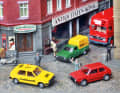 Auf unserem Aufmacherbild geben sich der VW Golf I, der VW Golf II und der VW Caddy als Wiking-Modelle im Maßstab 1:87 ein Stelldichein