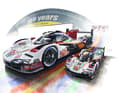 Bei Porsche geht von den Le-Mans-Flitzern des 963 aus diesem Jahr die Startnummer 75 in 1:18 und 1:43 ins Rennen
