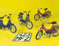 Hercules, Puch und Piaggio – für den Start seiner Mofa-Serie hat sich KK-Scale Prachtexemplare in 1:10 ausgesucht