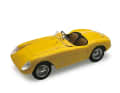 Ohne Startnummer gibt es den ‘56 Ferrari 500 Mondial bei Tecnomodel als 1:18er in Rot und Gelb