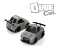 Mini GT nennt die neue Serie Qube Carz. Hier der Nissan GT-R35 LB in Grau. ] Foto: Werk