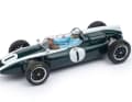 Letzter Champion-Renner ist der Lotus T53 Jack Brabham, Sieger GP Großbritannien 1960