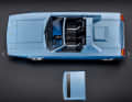 Zu den Besonderheiten der Miniatur gehört ein abnehmbares Dach. Bei der Studie von Bertone, ließ es sich im Heck versenken. ] Foto: Top Marques