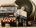 Mehr Mercedes-Power gab es Anfang der Achtziger einfach nicht. Hier ist das Original in den Farben der berühmten Spedition Baum aus Köln zu sehen. Diese Dekoration plant WSI auch bei seinem 1:50-Modell. Foto: Werk/WSI