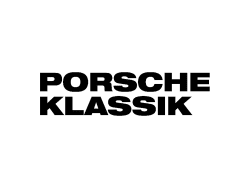 Porsche Klassik Logo schwarz