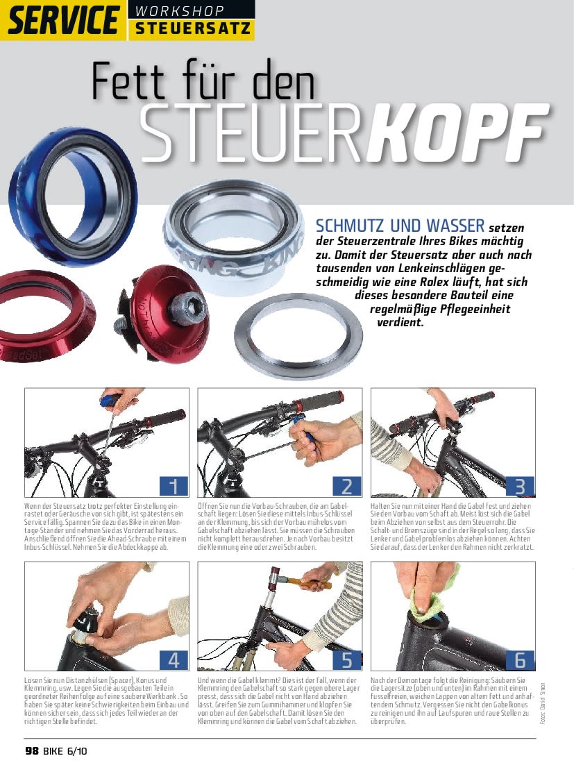 Steuersatz Einbau und Pflege Delius Klasing SHOP