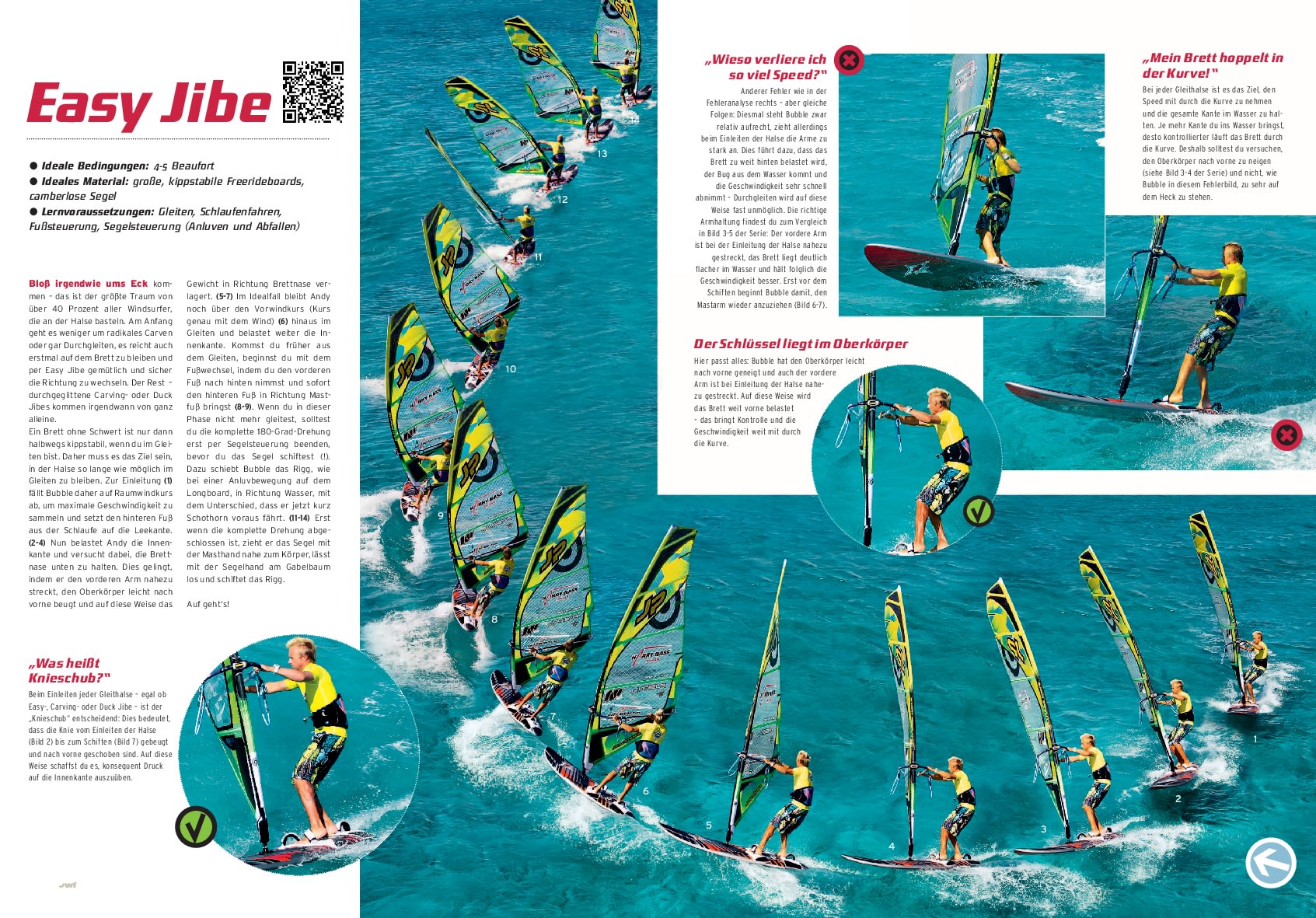 WindsurfManöver Easy Jibe/Powerhalse Delius Klasing SHOP