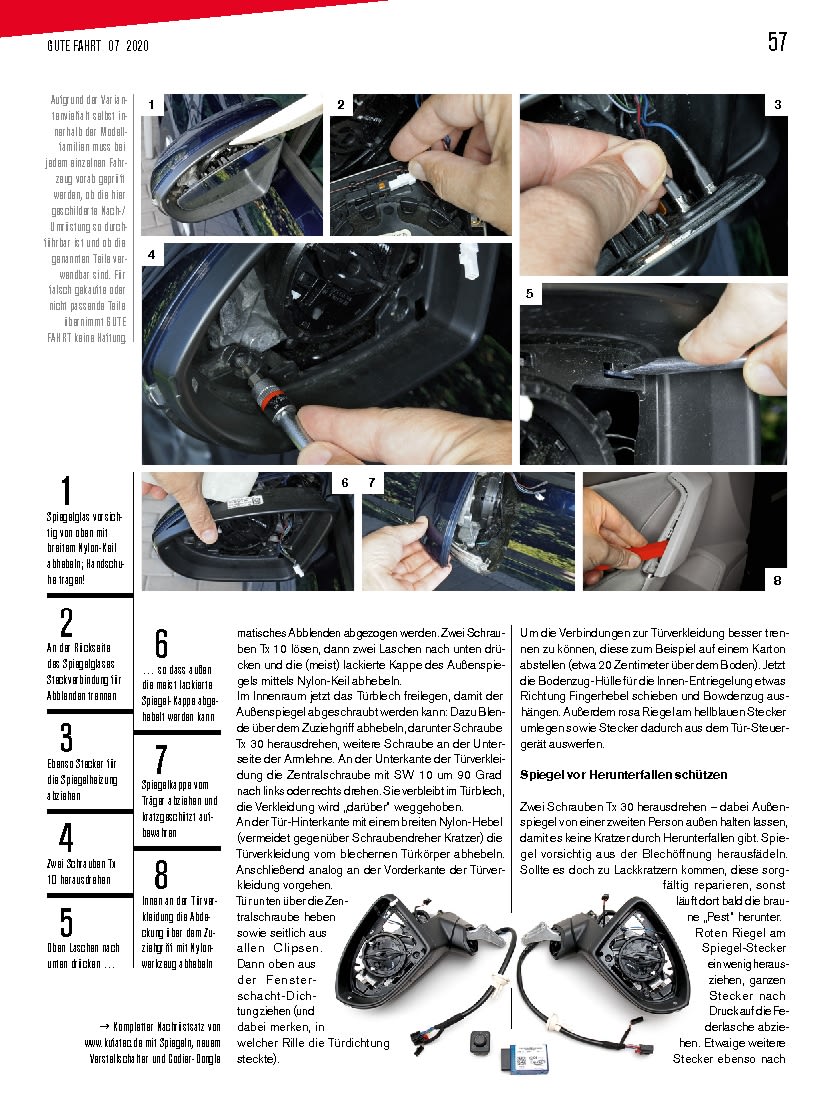 Frankberg Außenspiegel Links 9-polig | Beheizbar Mit Blinklicht | Für Citroën C3 II, DS3 | Elektrisch Verstellbar