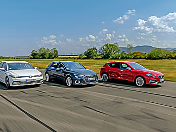 Audi A3 vs. Seat Leon vs. VW Golf – Familien-Duell