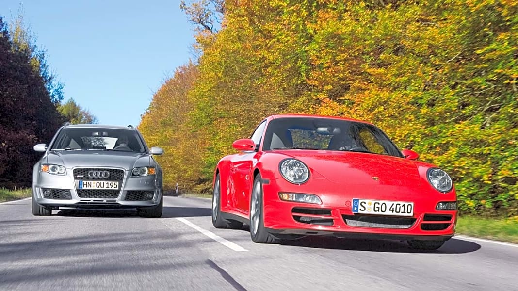 Vergleichstest: RS4 Avant 4.2 gegen Porsche 911 4S - ZEIT UND RAUM