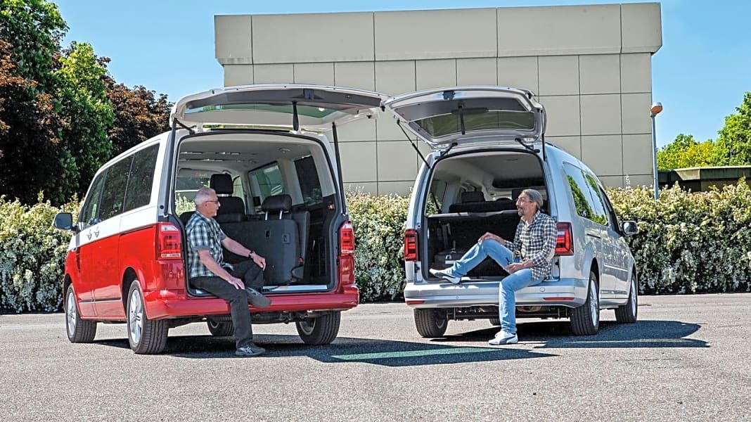 Vergleichstest: VW T6 Multivan vs. Caddy Maxi - Familien-Versteher
