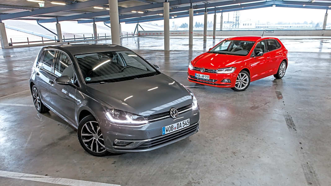 Vergleichstest: VW Polo vs. VW Golf 1.0 TSI - Zweier-Beziehung