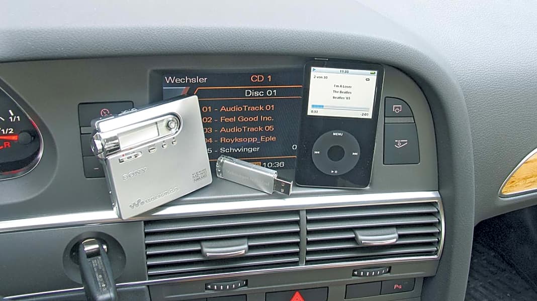 USB-/iPod-Adapter für Audi A6, A8 und Q7