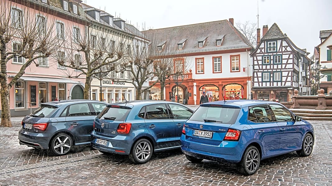 Vergleichstest:￼ Audi A1 vs. Skoda Fabia vs. VW Polo - Kurz und bündig