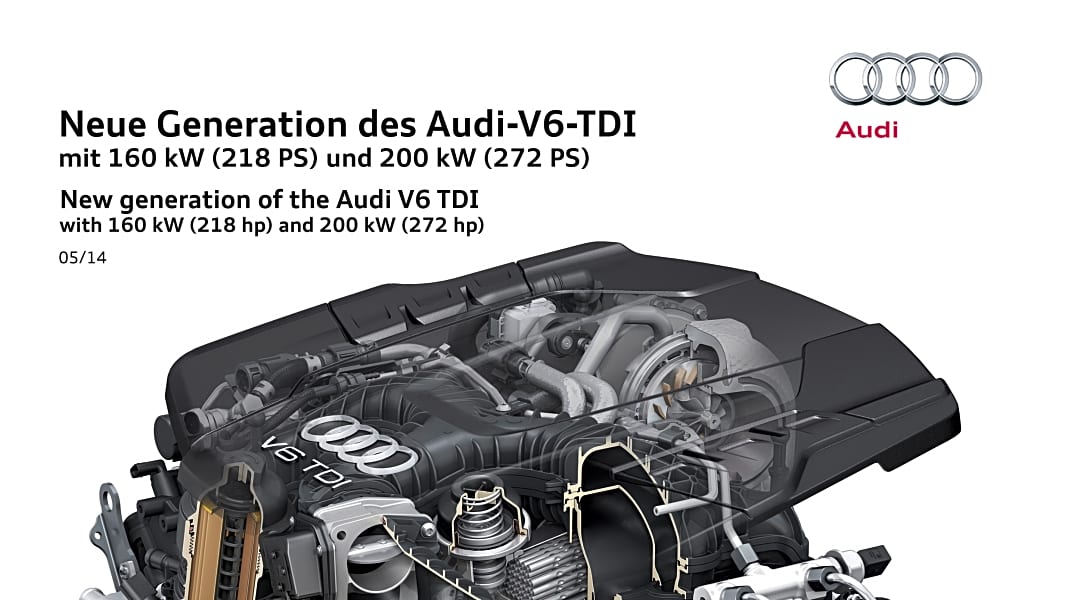 Audi präsentiert neuen 3.0 TDI - Diesel-Evolution
