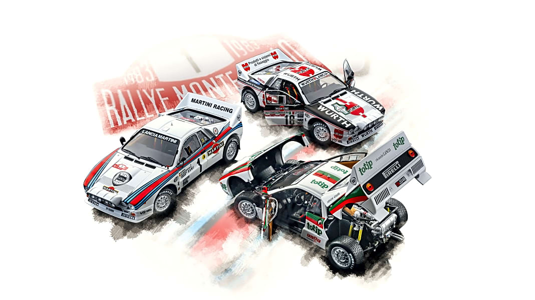 Der Ausbalancierte: ’83 Lancia Rally 037 von Kyosho in 1:18