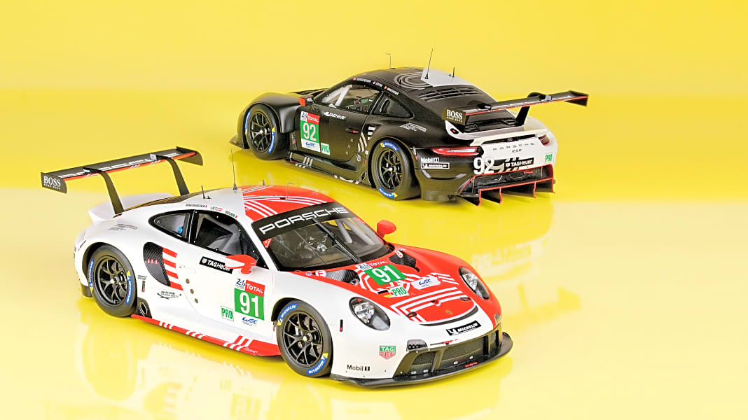 24-Stunden-Duo: Porsche 911 RSR LM 2020 von Minimax in 1:18