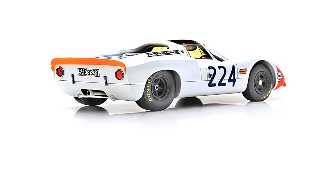 Der Plattfuß-Sieger: ’68 Porsche 907 Targa-Florio-Sieger von Spark in 1:18