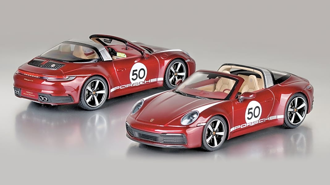 Für Cherrypicker: Porsche 911 4S Targa „Heritage“ von Minichamps in 1:43