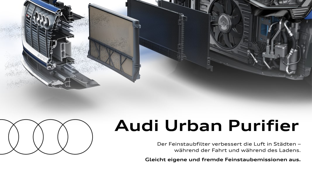 Audi Urban Purifier: Der Feinstaubfilter für Elektrofahrzeuge
