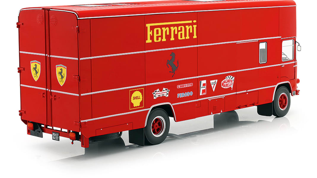 Der rote Rolfo: ’67 Rolfo OM 150 Renntransporter von CMR in 1:18 ...
