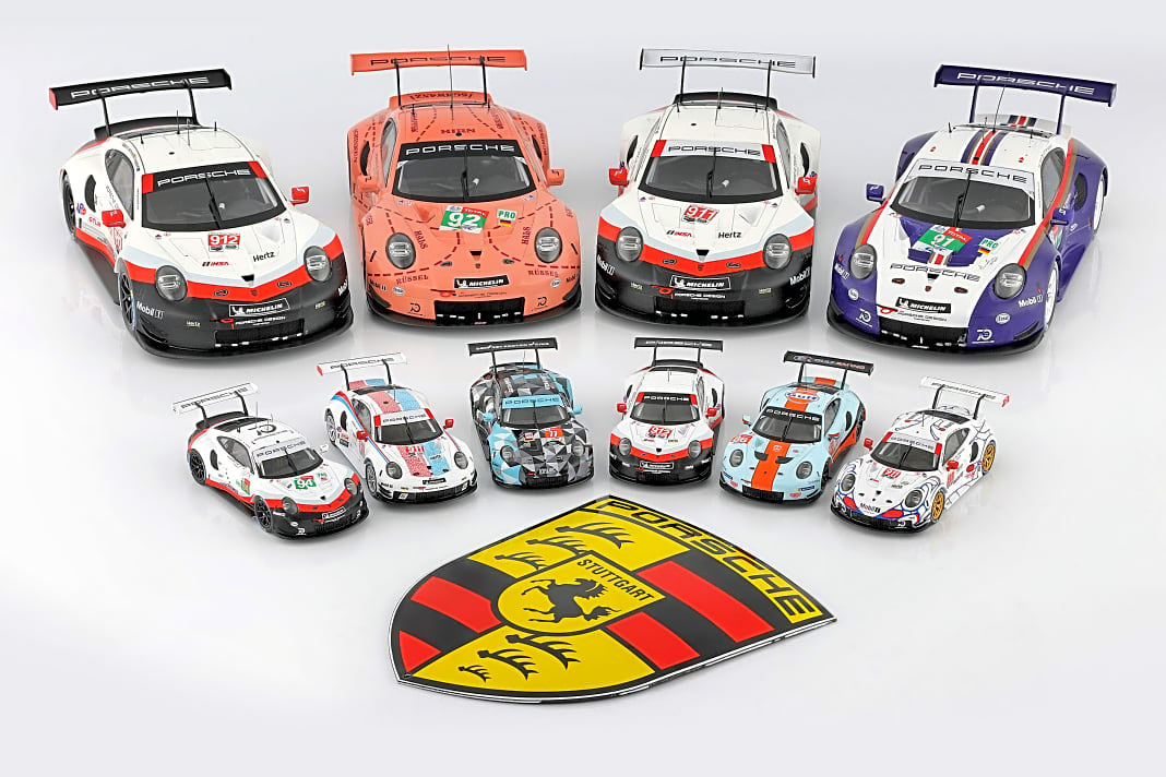 ’18 Porsche 911 RSR als Sondermodell von Ixo in 1:43 und 1:18