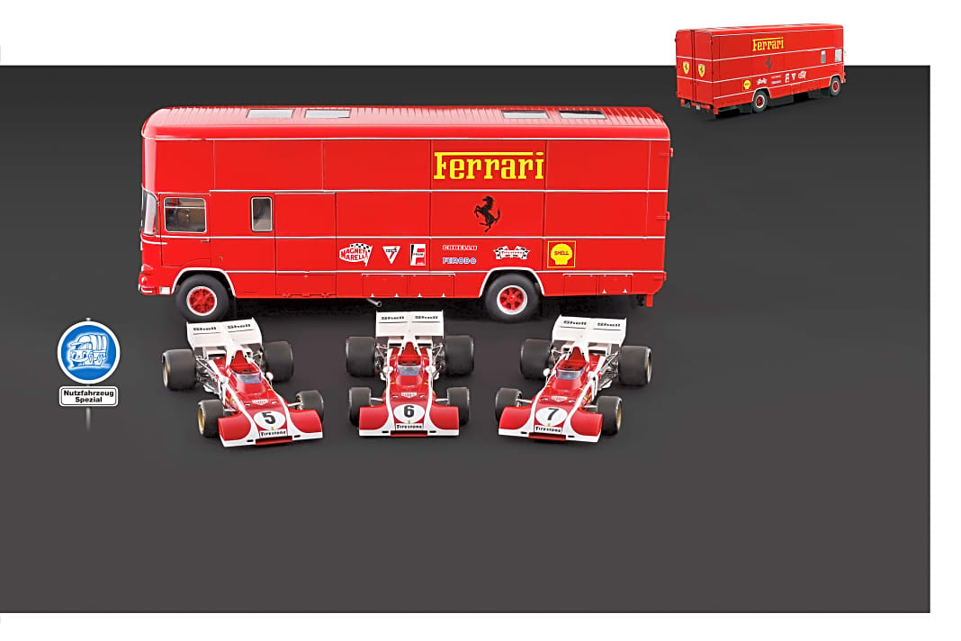 Der rote Rolfo: ’67 Rolfo OM 150 Renntransporter von CMR in 1:18 ...