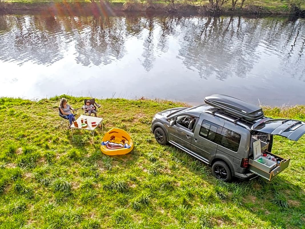 VW Caddy Alltrack Rohde Concept Camper - Bett auf Rädern